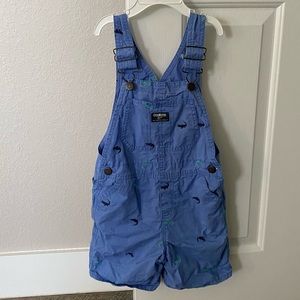 Kids alligator overalls